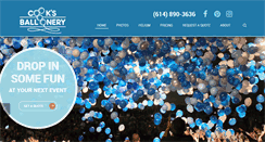 Desktop Screenshot of cooksballoonery.com